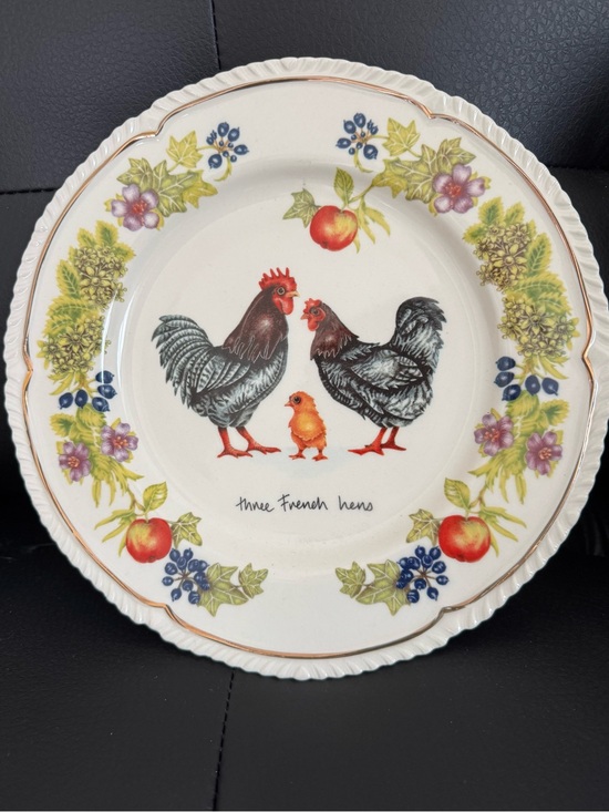 Anthropologie Other - Anthropologie 12 days of Christmas three French hens by Lou Rota plate